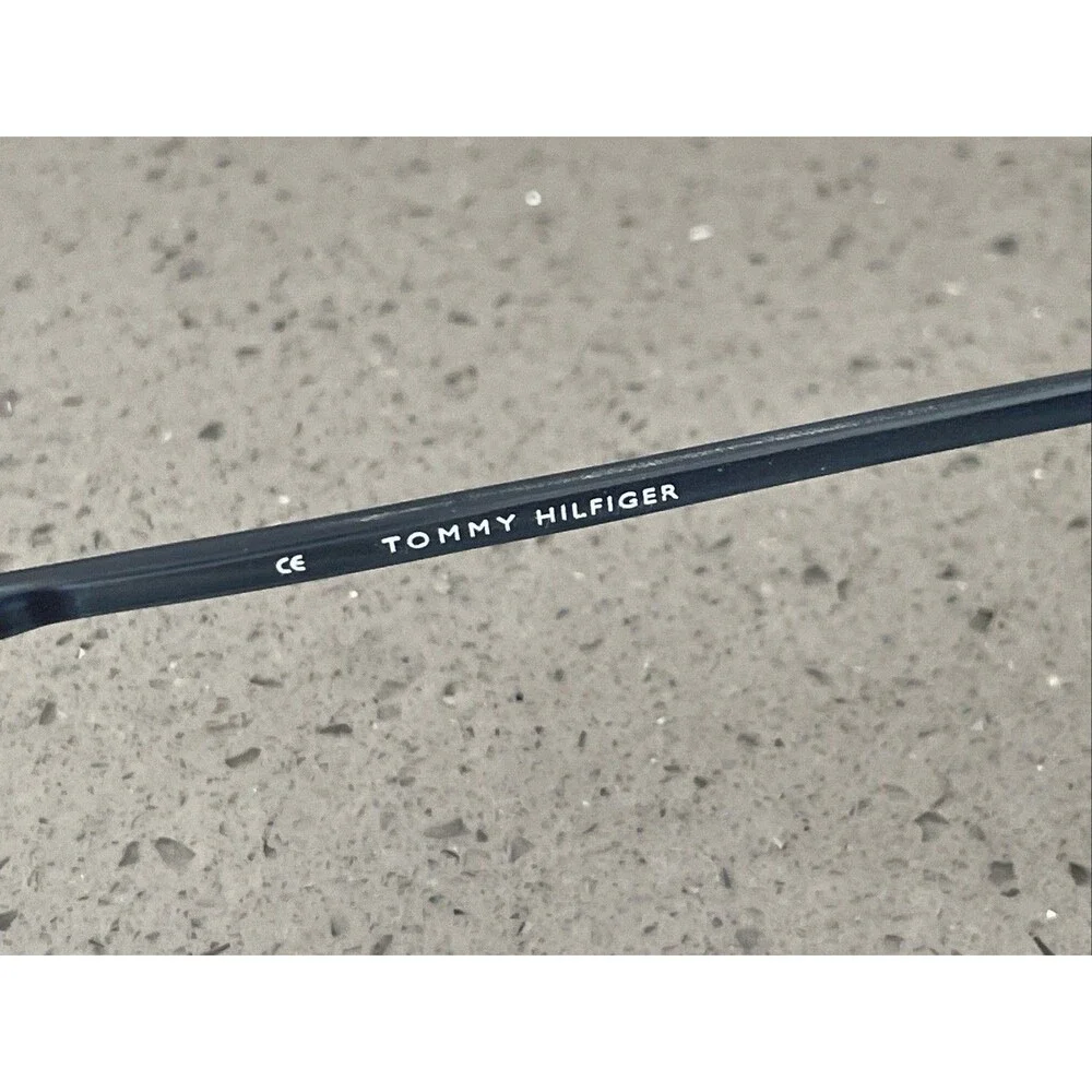 TOMMY HILFIGER TH3124 BL Eyeglasses Frames ONLY Half Rim 50-18-140 Blue oval